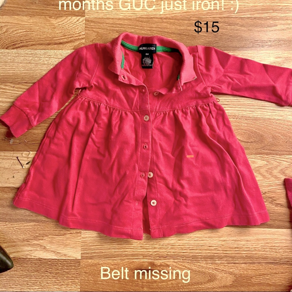 Ralph Lauren Onesie size 9 months Play condition